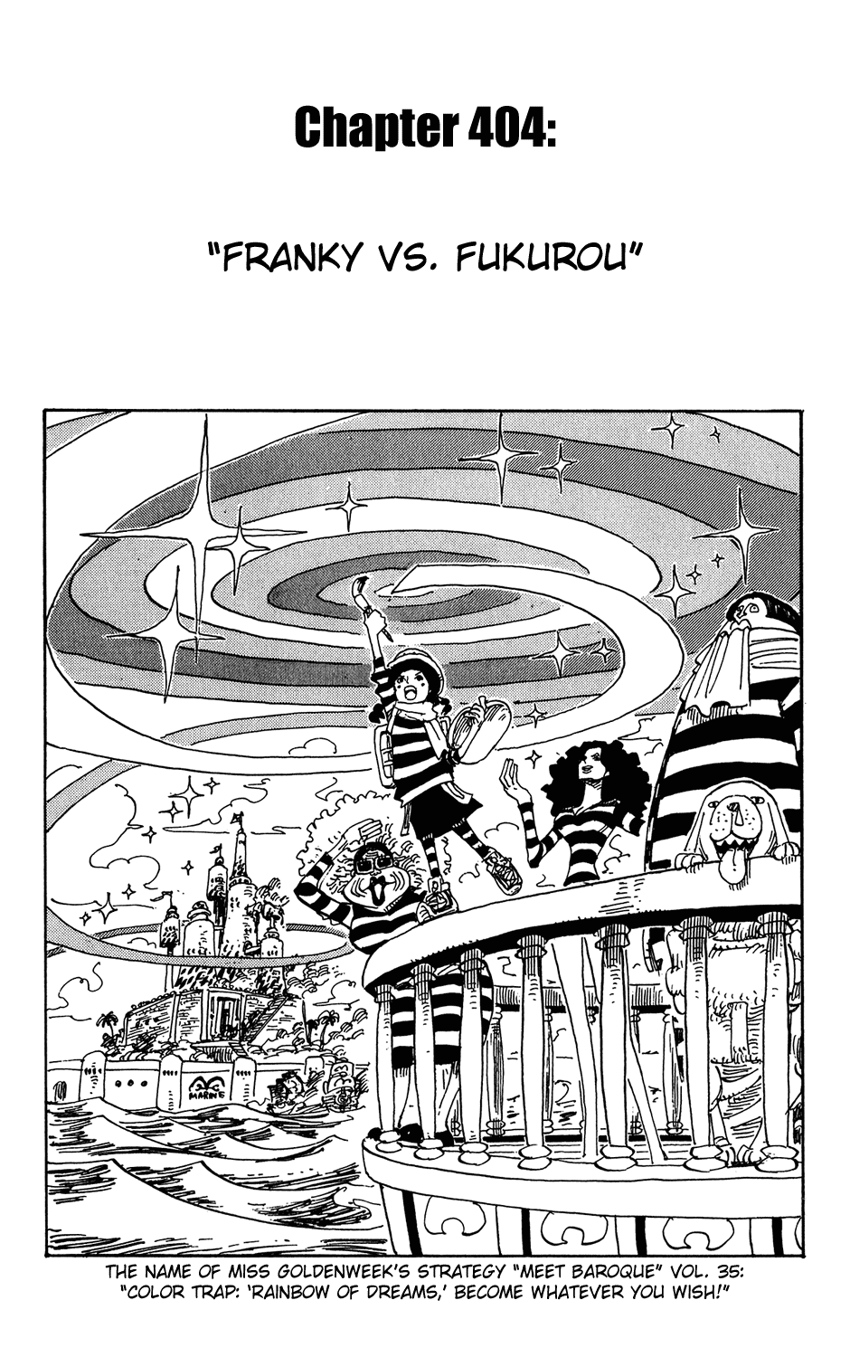 One Piece, Chapter 404 image 01